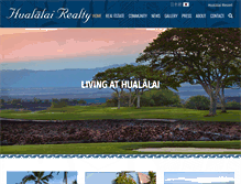 Tablet Screenshot of hualalairealty.com